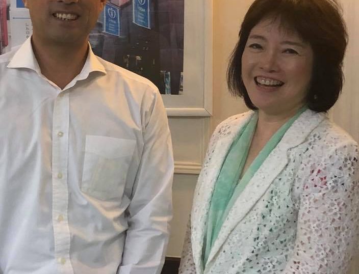 元プロテニスプレーヤー 今は デビスカップ日本代表の監督をされている岩渕聡さんが お久しぶりにアイディアに来てくださいました Official Web Site 浮世満理子